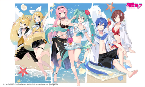 初音ミク「Summer Vacation」　Tobi様イラスト